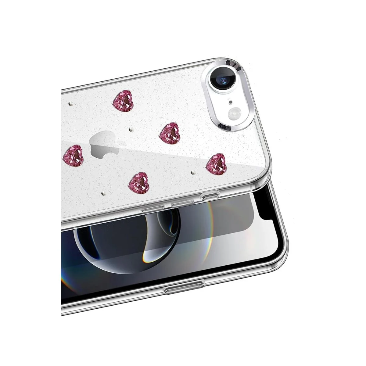 iPhone 16E Fiyonk Desenli Kapak - Desen 3