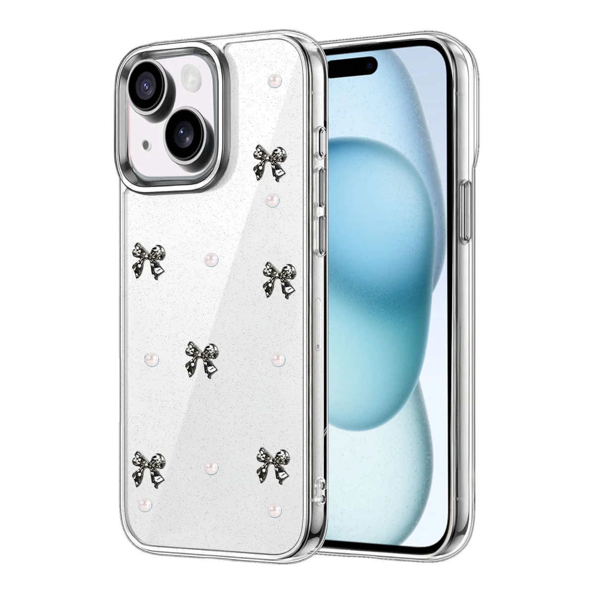 iPhone 14 Fiyonk Desenli Kapak - Desen 8