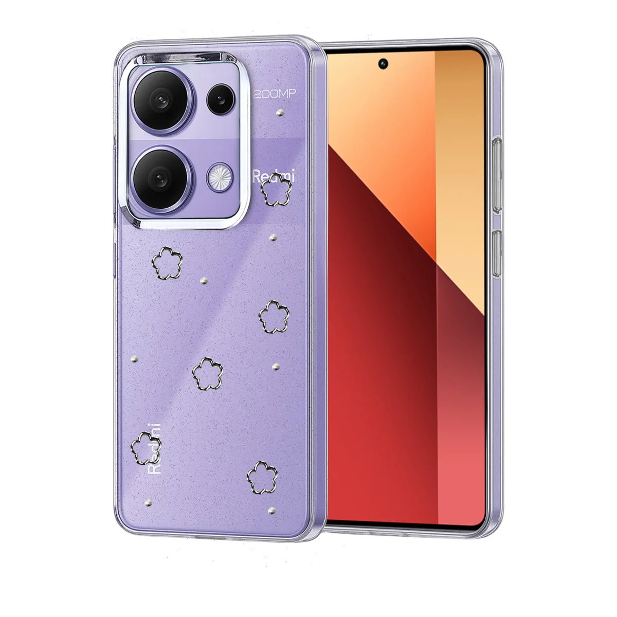 Redmi Note 13 Pro 4G Fiyonk Desenli Kapak - Desen 8
