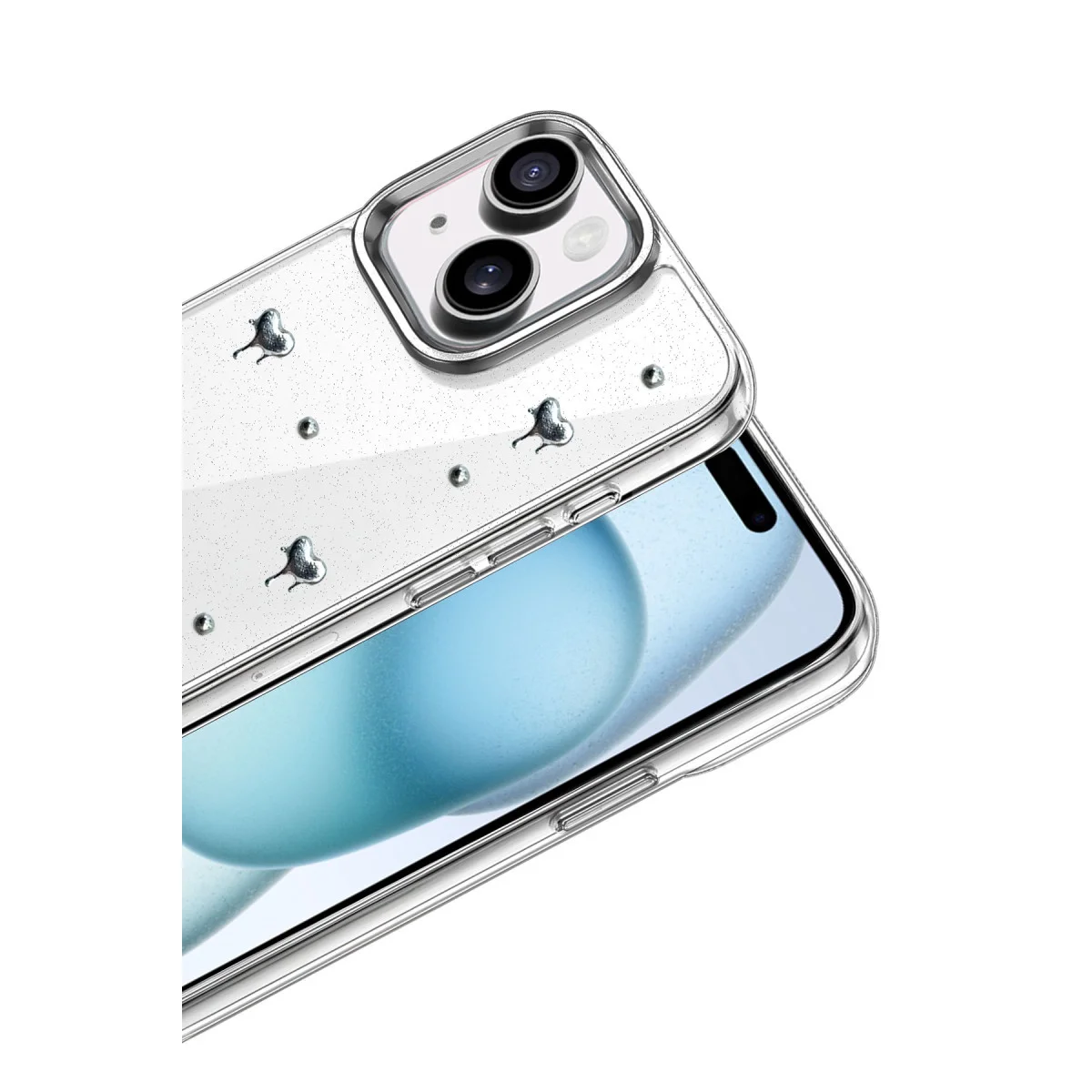 iPhone 15 Fiyonk Desenli Kapak - Desen 1