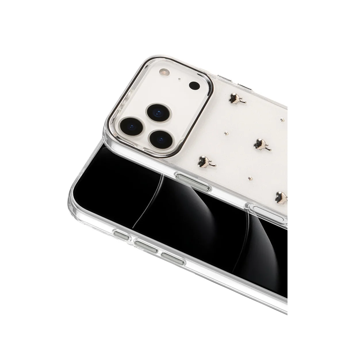 iPhone 17 Pro Max Fiyonk Desenli Kapak - Desen 1