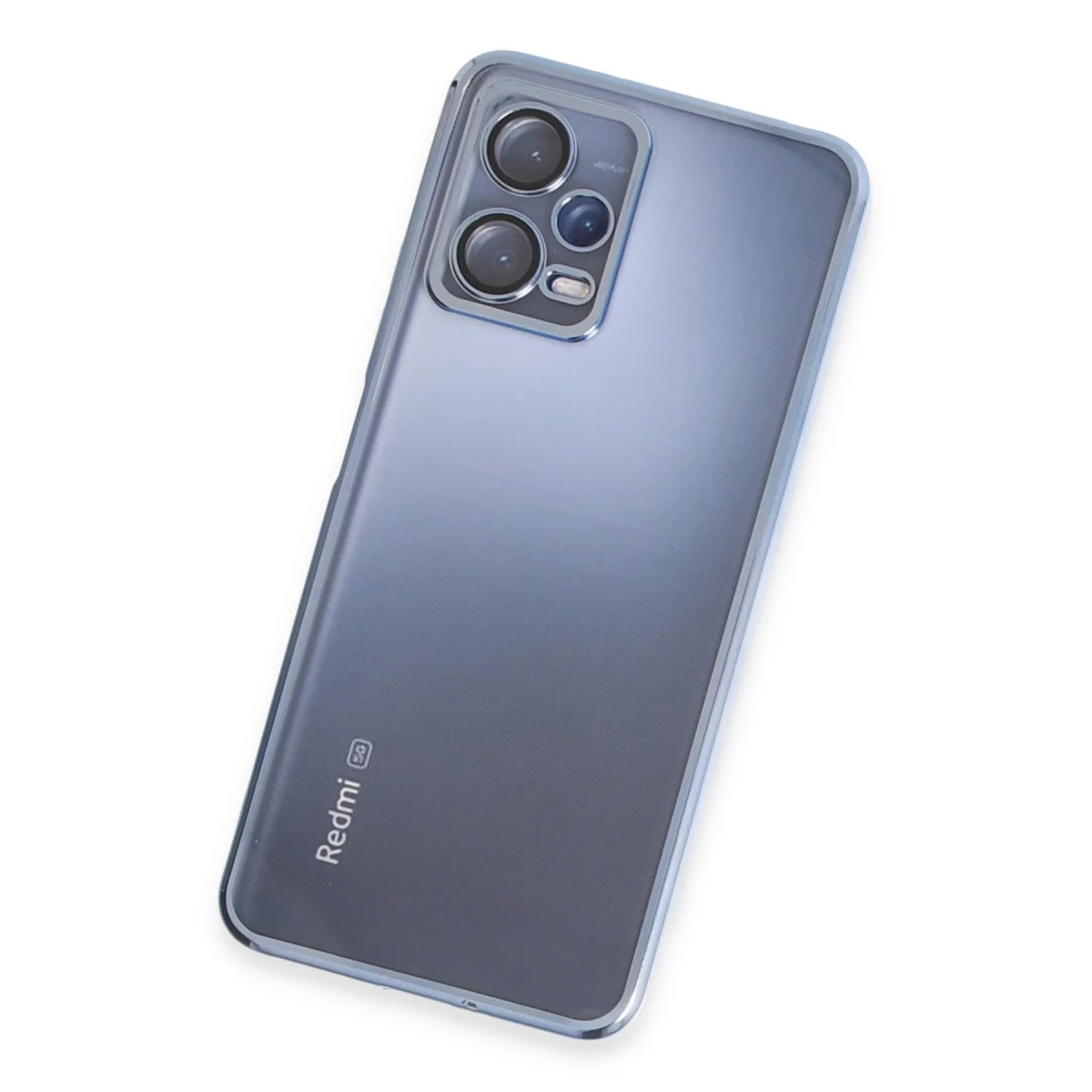 Redmi Note 12 5G Kılıf Razer Lensli Silikon - Açık Mavi