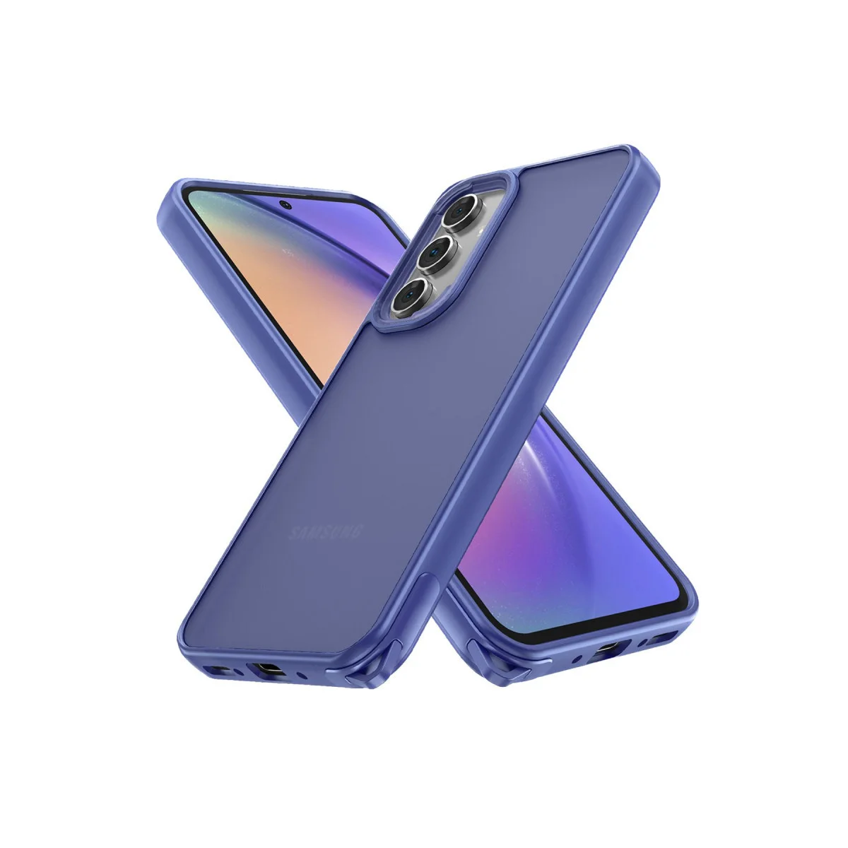 Galaxy A14 4G Kılıf Elegant Kapak - Açık Mavi