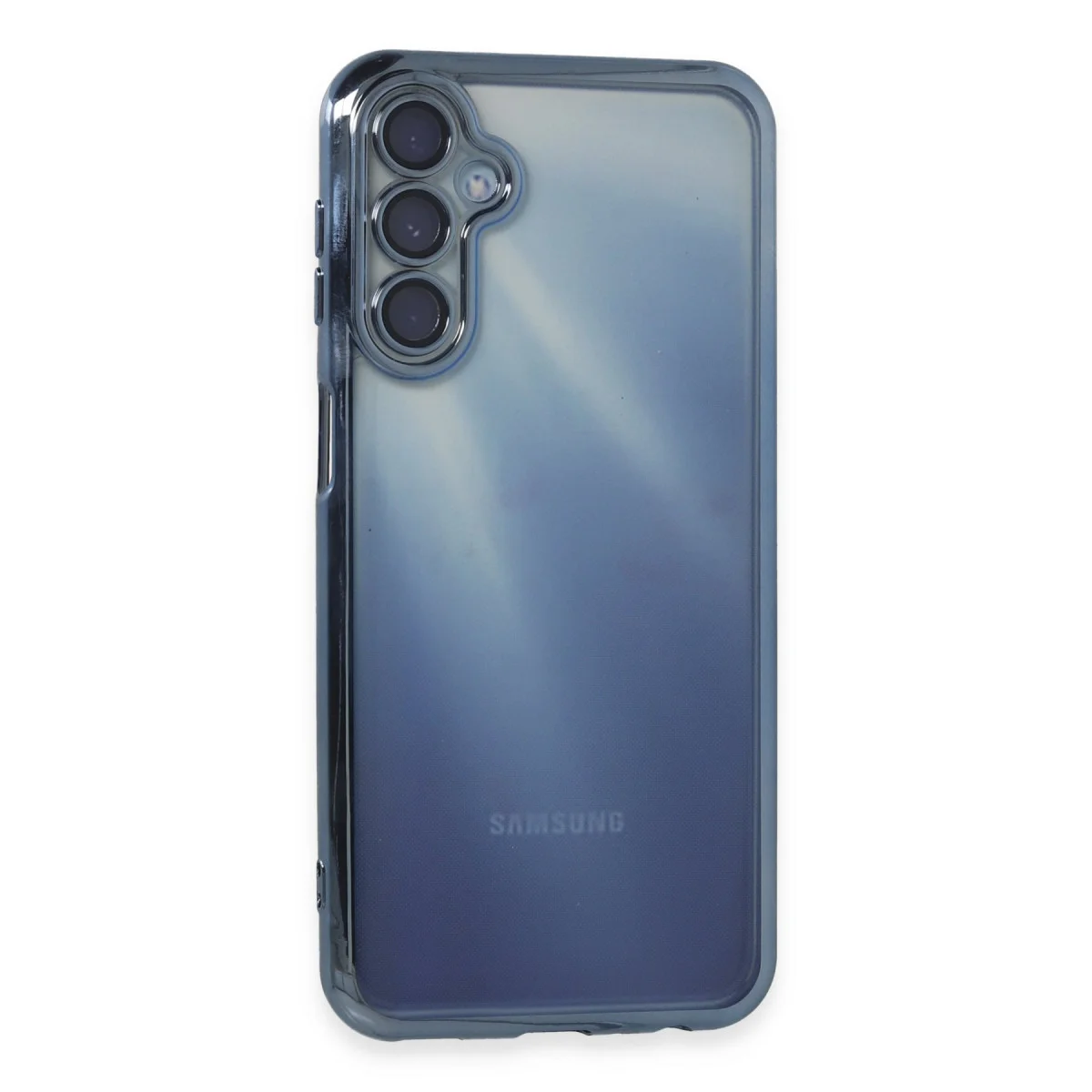 Galaxy A35 5G Kılıf Razer Lensli Silikon - Açık Mavi