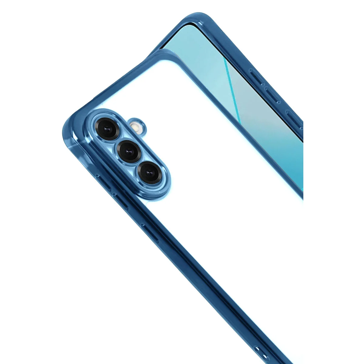 Galaxy A17 5G Razer Lensli Silikon - Açık Mavi