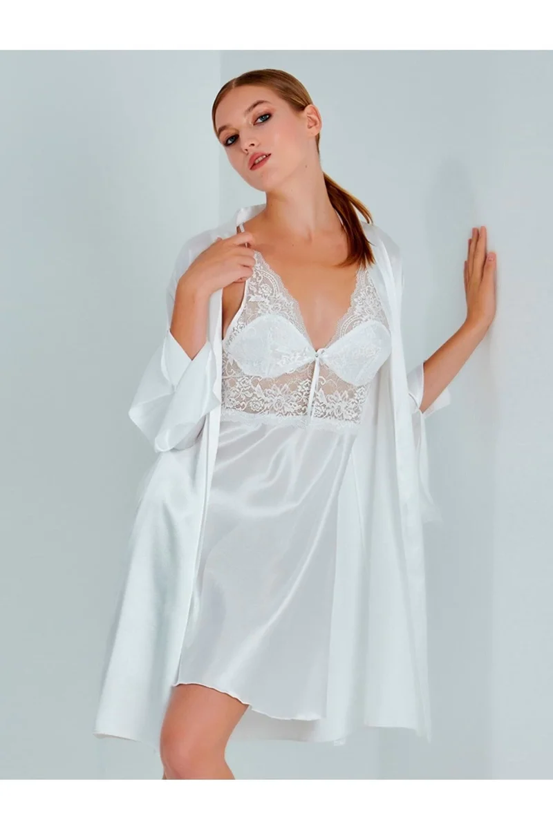 Alissa 8620 Bayan 6'Lı İpek Saten Çeyiz Seti
