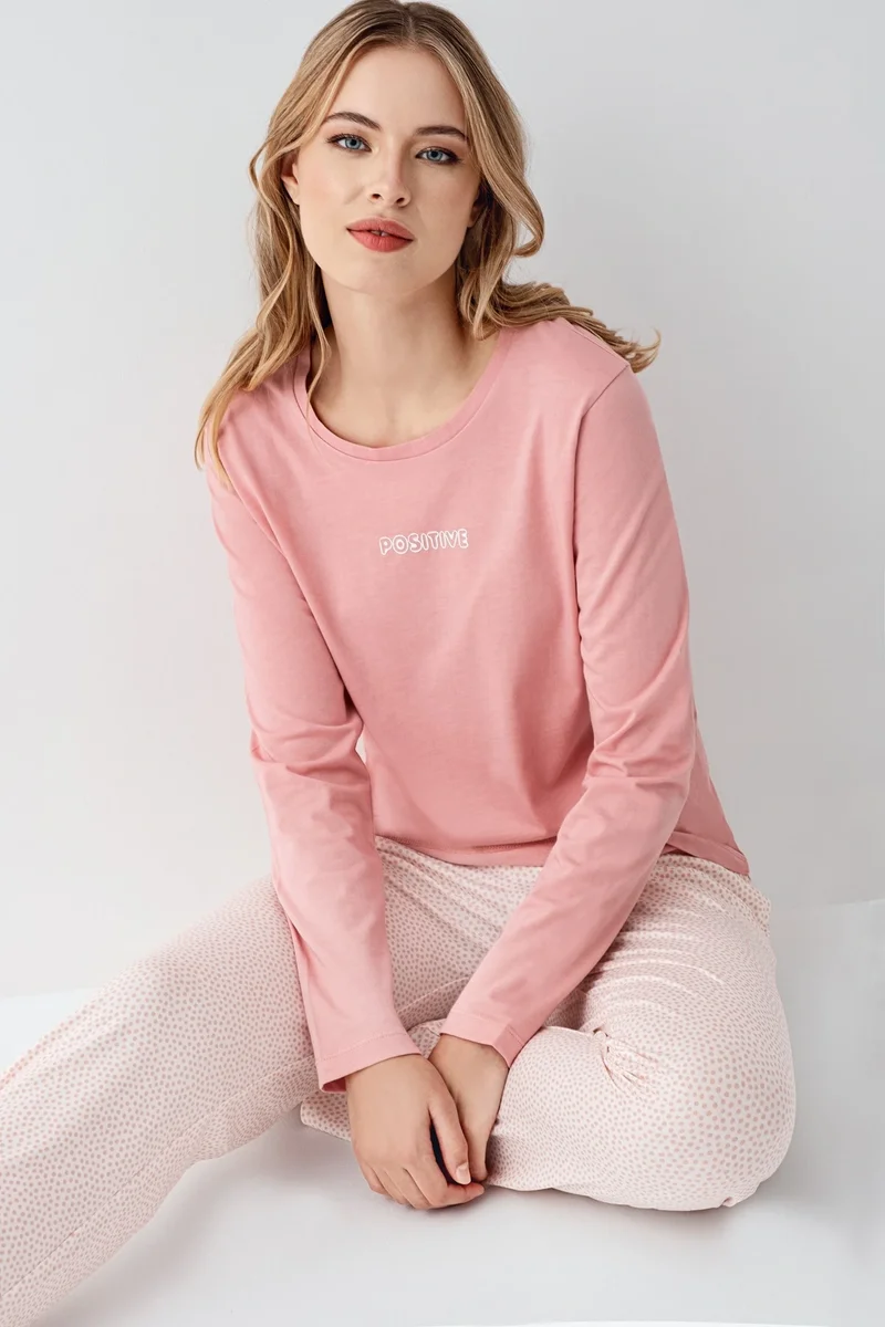 Arnetta 3417-S Kadın Uzun Kol Pijama Takım