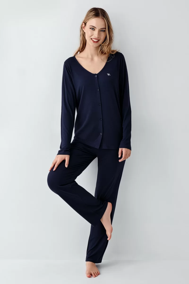 Arnetta 3460-S Kadın Uzun Kol Pijama Takım