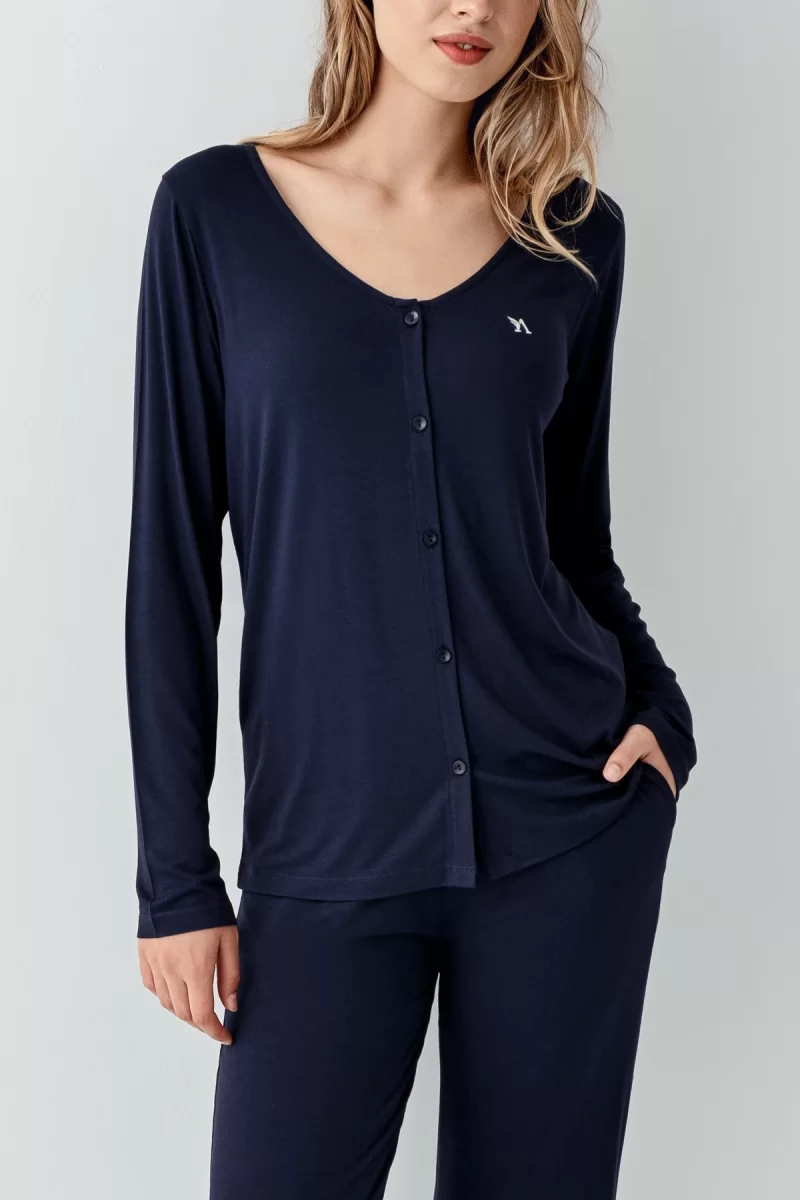 Arnetta 3460-S Kadın Uzun Kol Pijama Takım