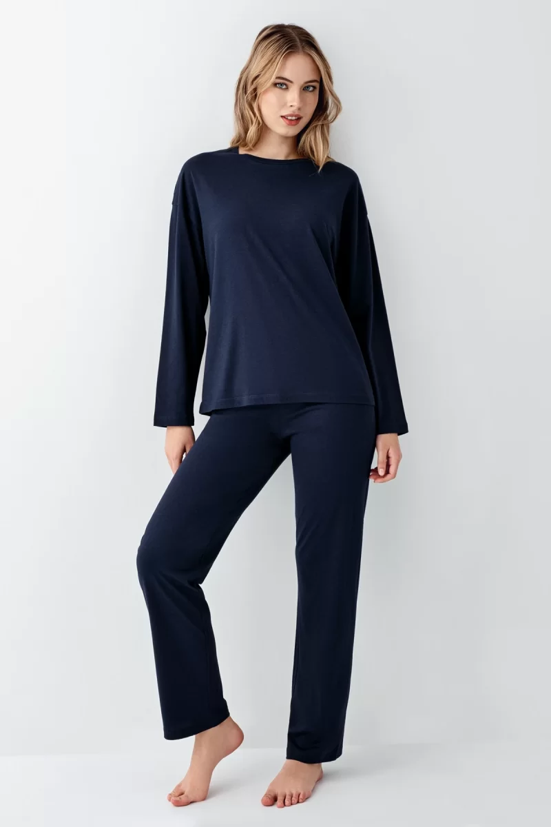 Arnetta 3407-S Kadın Uzun Kol Pijama Takım