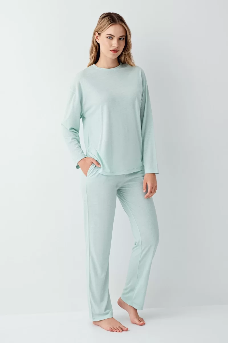 Arnetta 3407-S Kadın Uzun Kol Pijama Takım