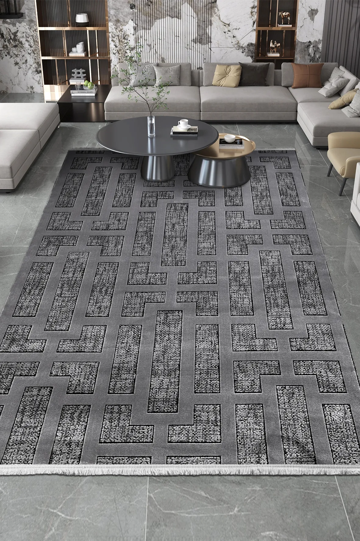 YoudayHomeCollection ROXSTONE Model Halı 150X300