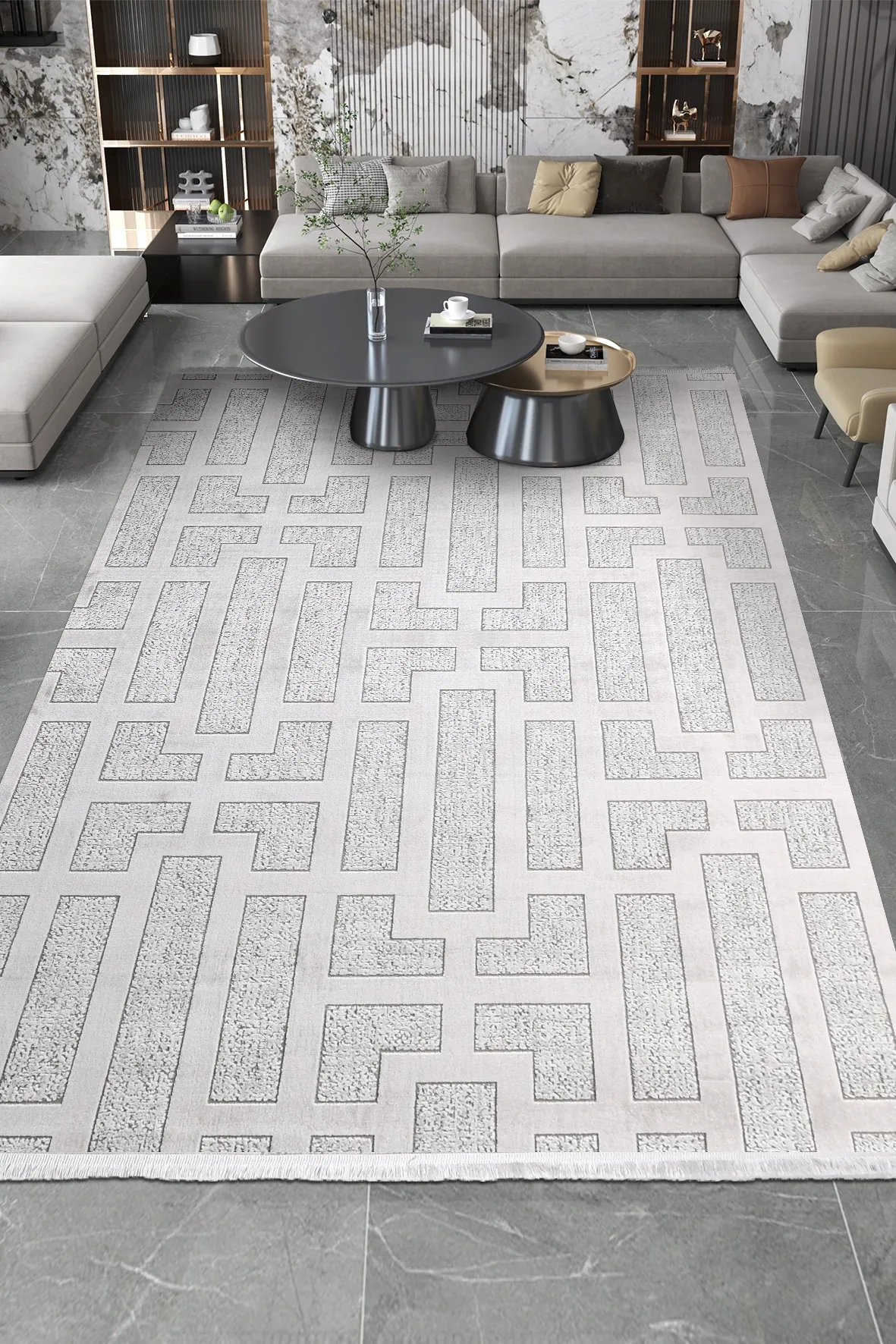 YoudayHomeCollection ROXSTONE Model Halı 100X450