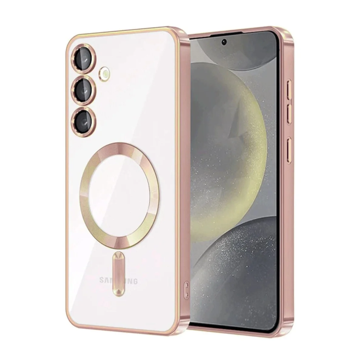 Galaxy A55 5G Kross Magneticsafe Kapak - Rose
