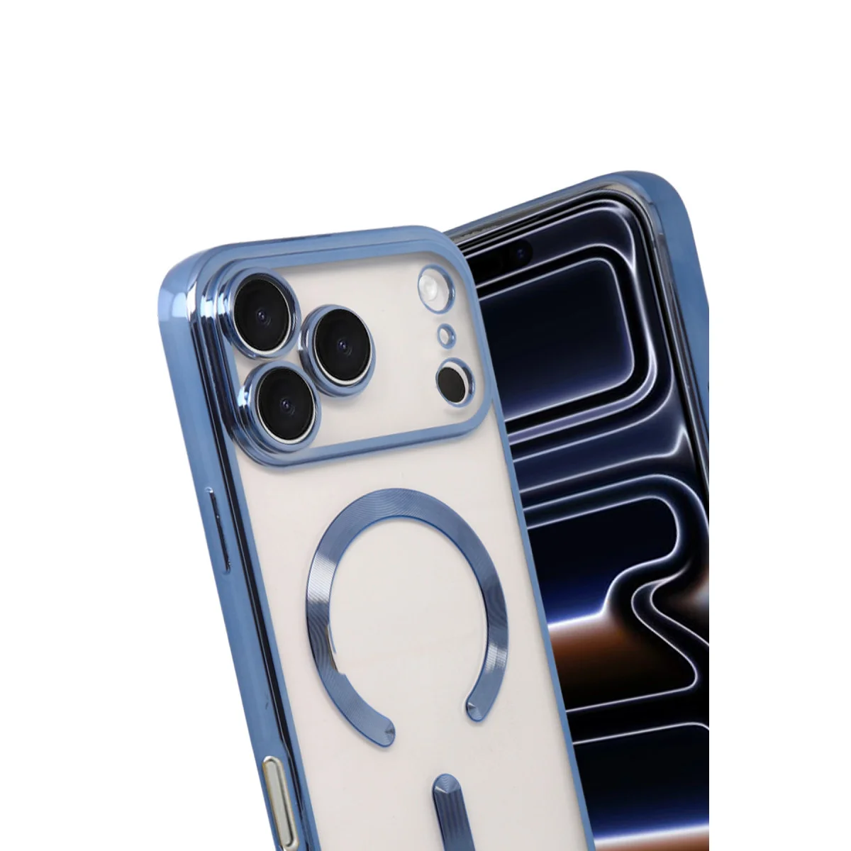 iPhone 17 Pro Kross Magneticsafe Kapak - Sierra Blue