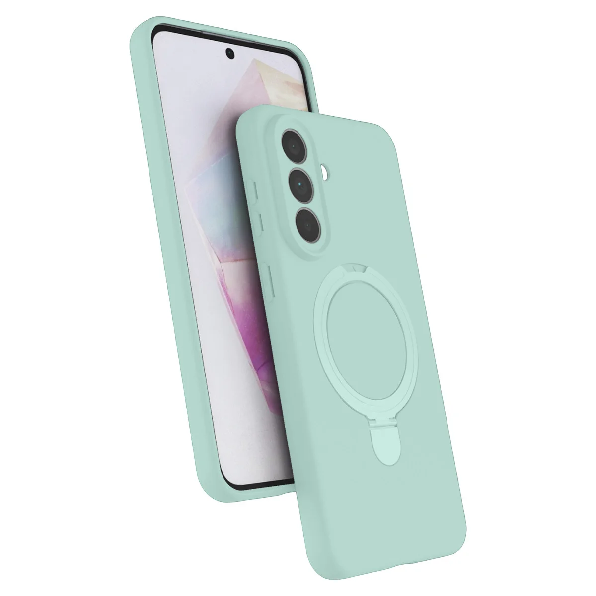 Galaxy A57 5G Regal Magsafe Standlı Kapak - Su Yeşili