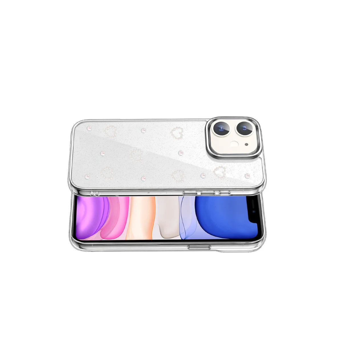 iPhone 11 Fiyonk Desenli Kapak - Desen 10