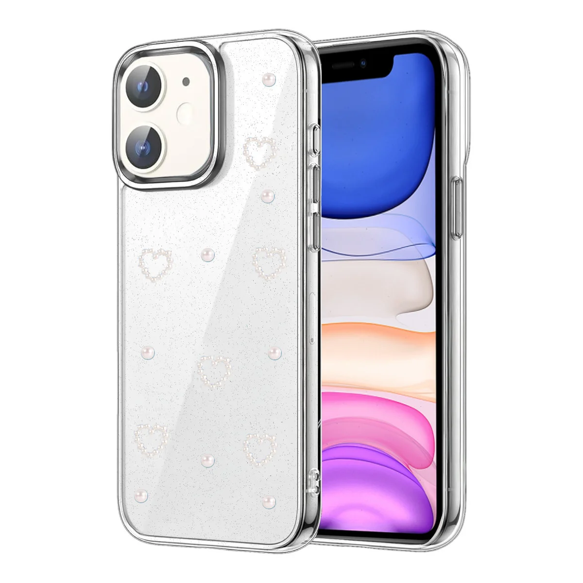 iPhone 12 Fiyonk Desenli Kapak - Desen 10