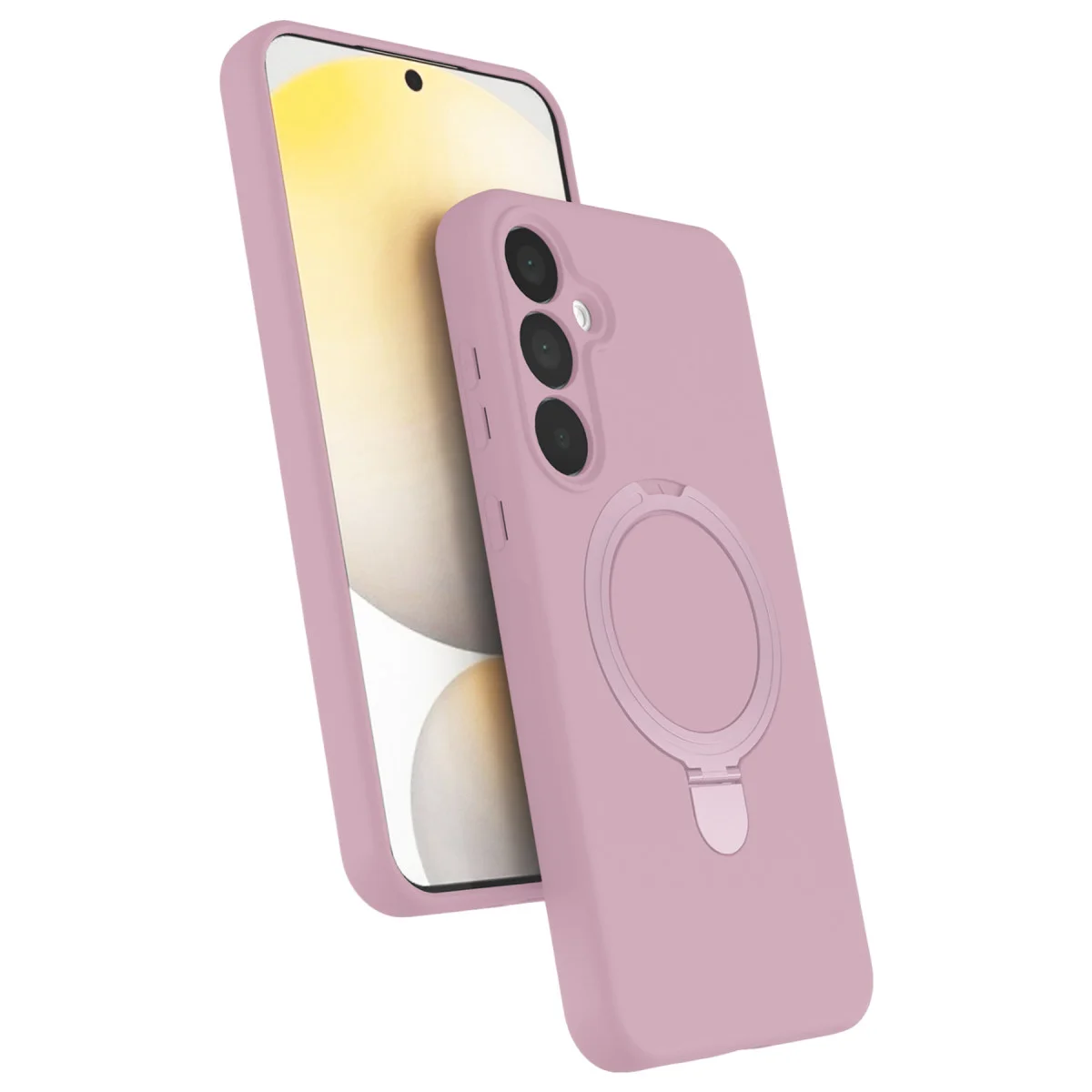 Galaxy A25 5G Regal Magsafe Standlı Kapak - Açık Pembe