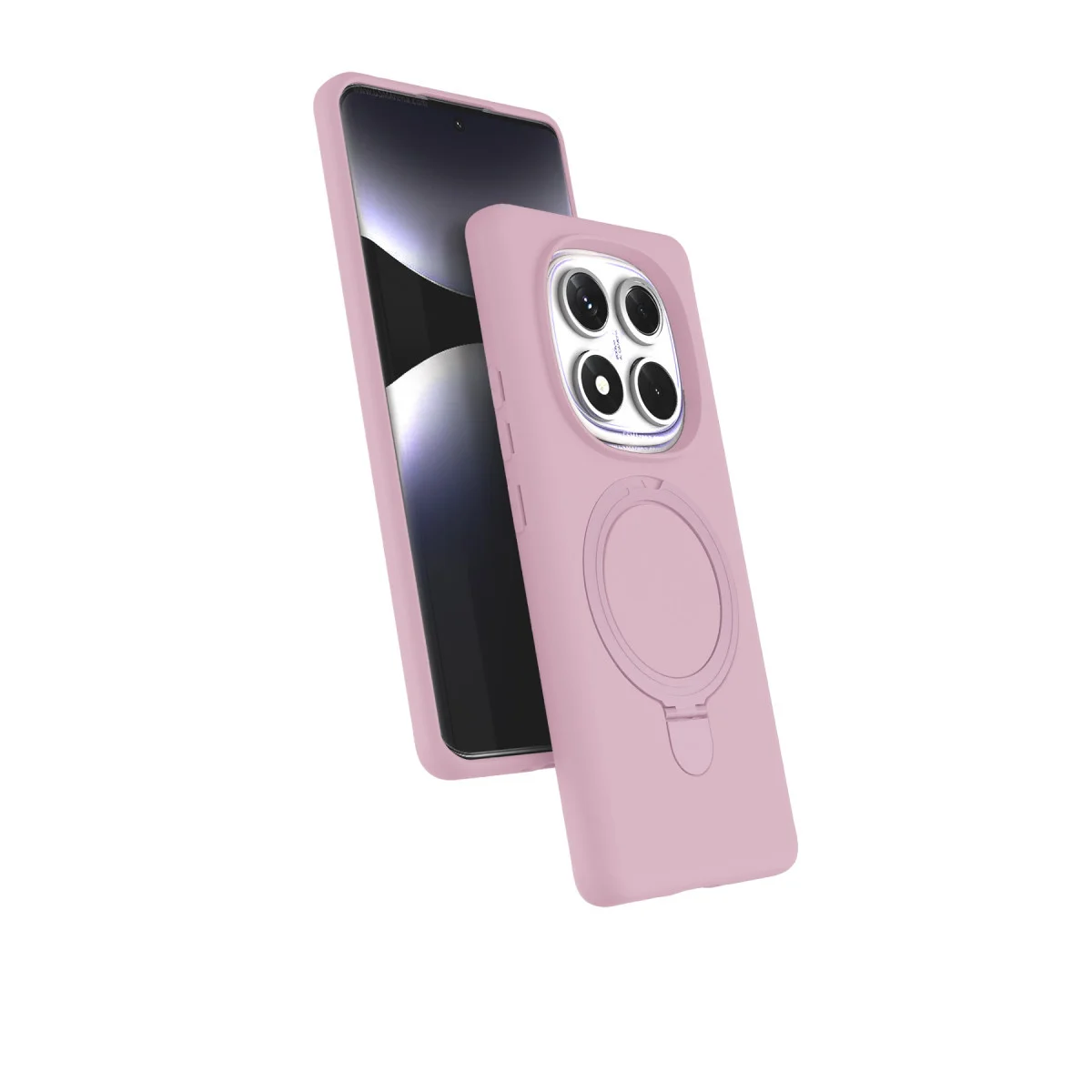 Redmi Note 14 Pro 5G Regal Magsafe Standlı Kapak - Açık Pembe