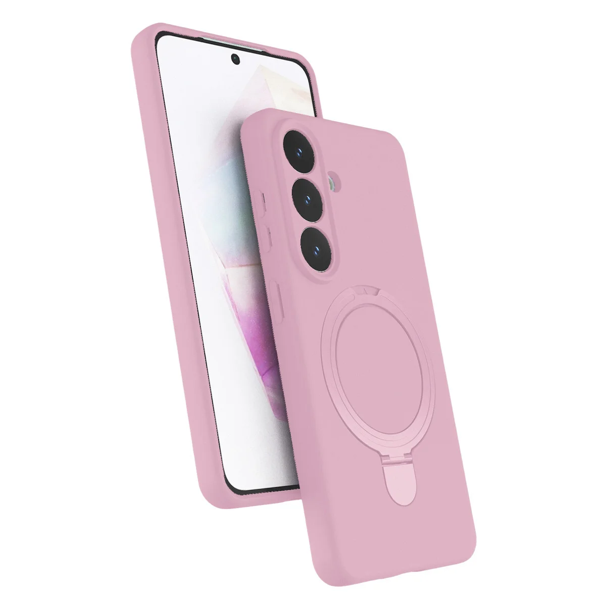 Galaxy S26 Plus Regal Magsafe Standlı Kapak - Açık Pembe