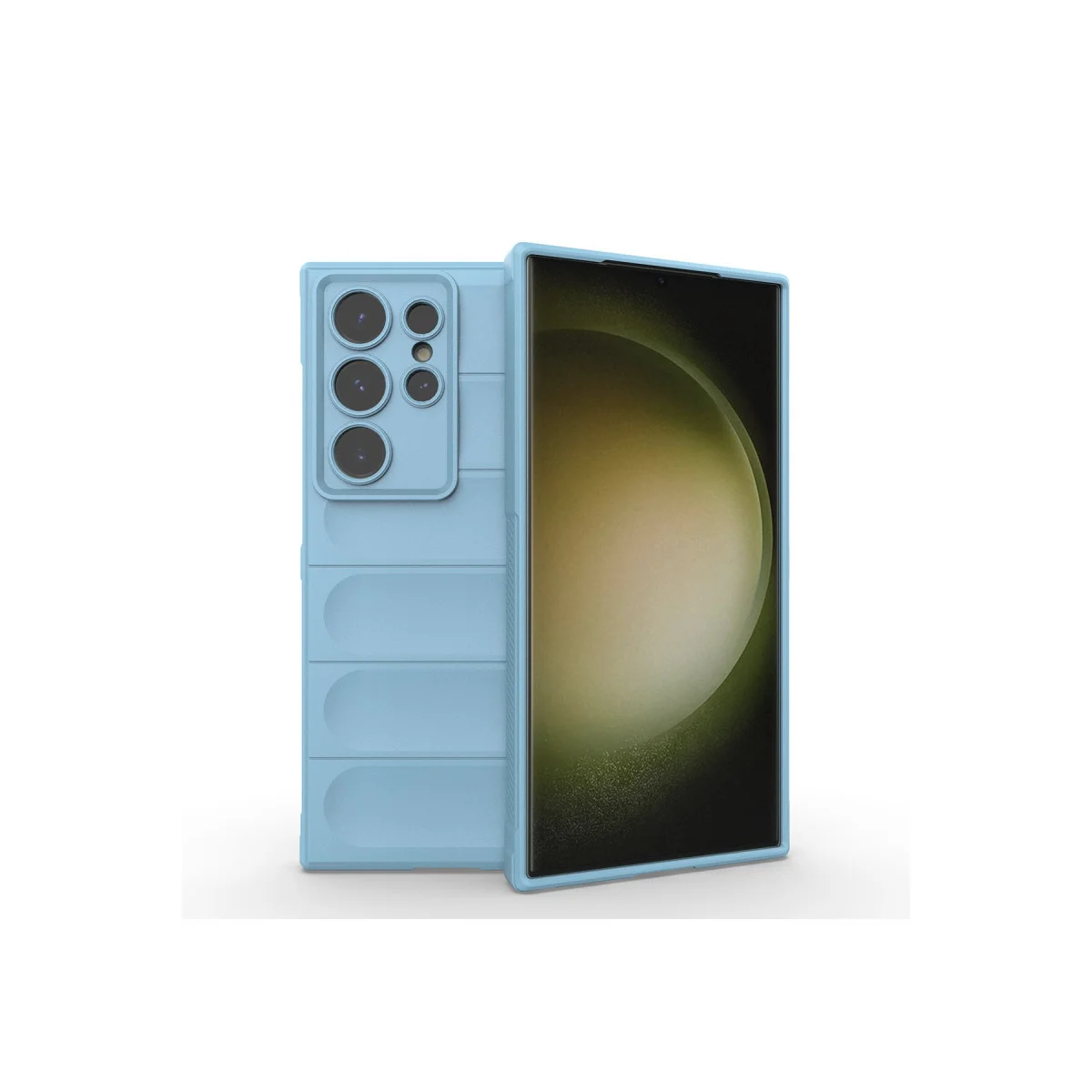 Galaxy S24 Ultra Kılıf Optimum Silikon - Sky Blue