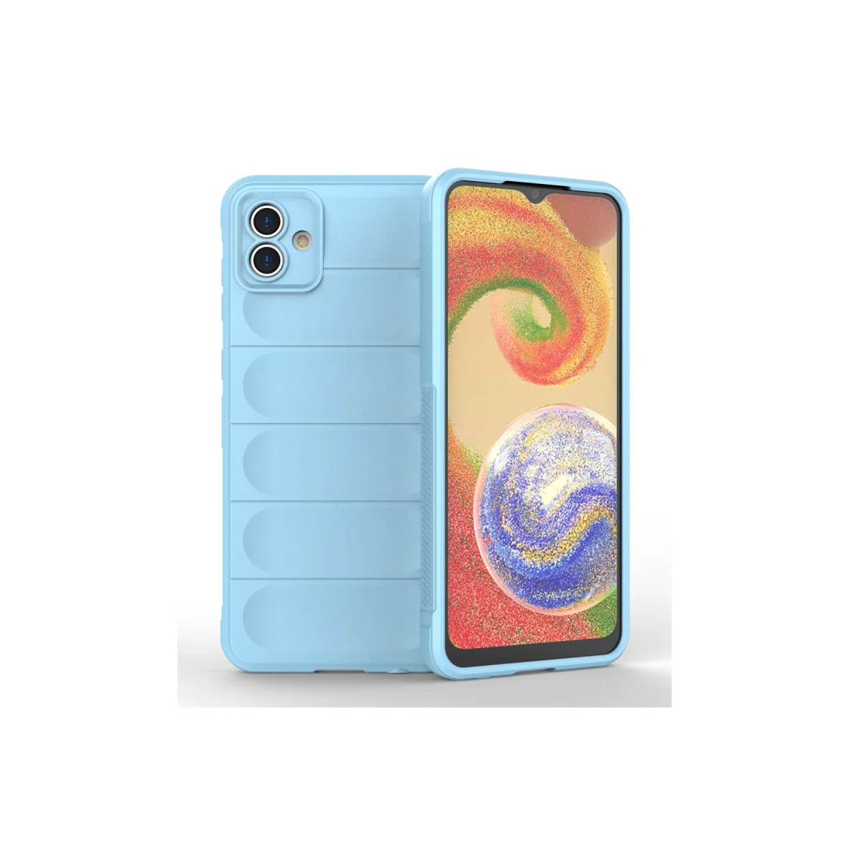 Galaxy A04E Kılıf Optimum Silikon - Sky Blue