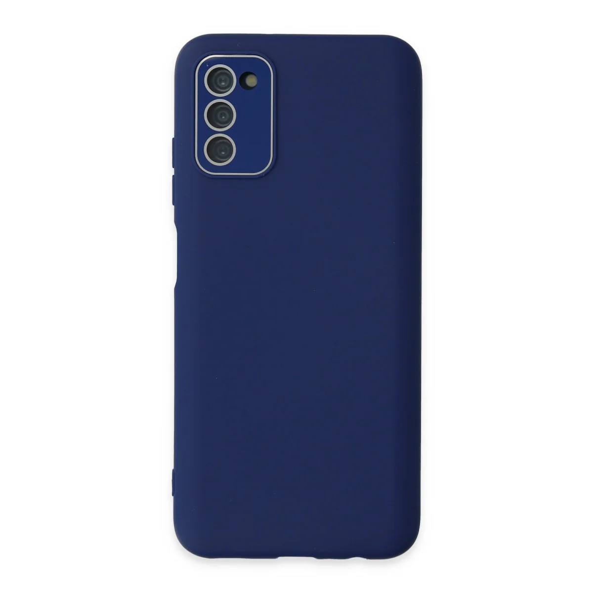 Galaxy A03S Kılıf Lansman Glass Kapak - Sky Blue