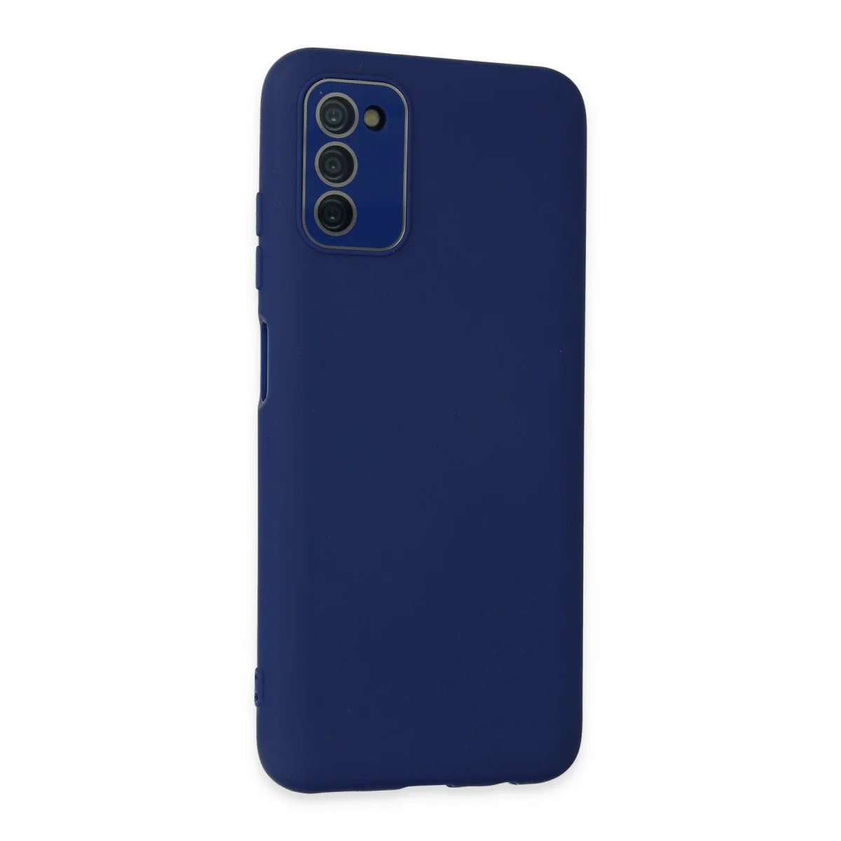 Galaxy A03S Kılıf Lansman Glass Kapak - Sky Blue
