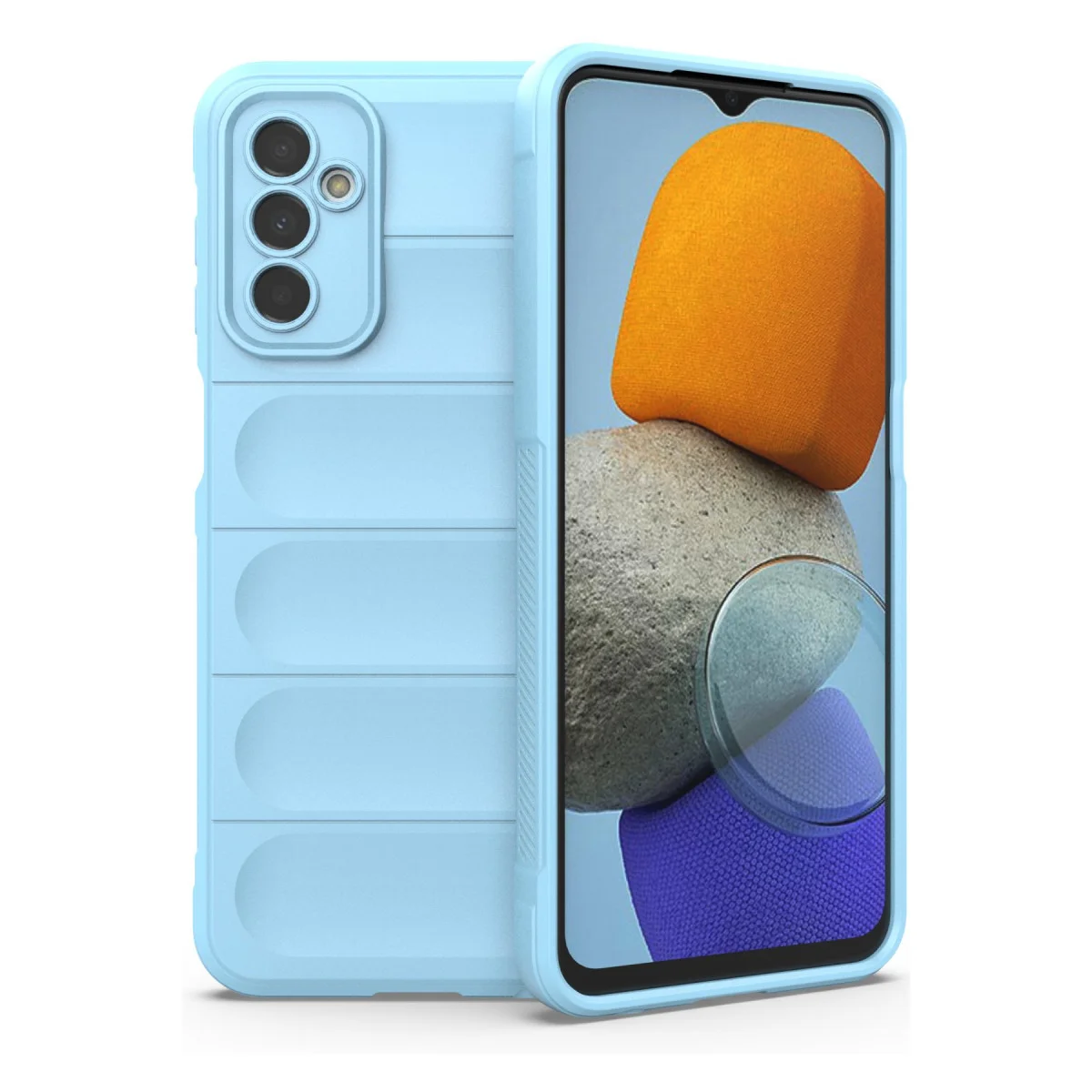 Galaxy M23 Kılıf Optimum Silikon - Sky Blue