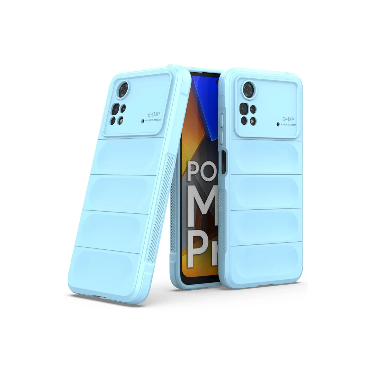 Poco M4 Pro 4G Kılıf Optimum Silikon - Sky Blue
