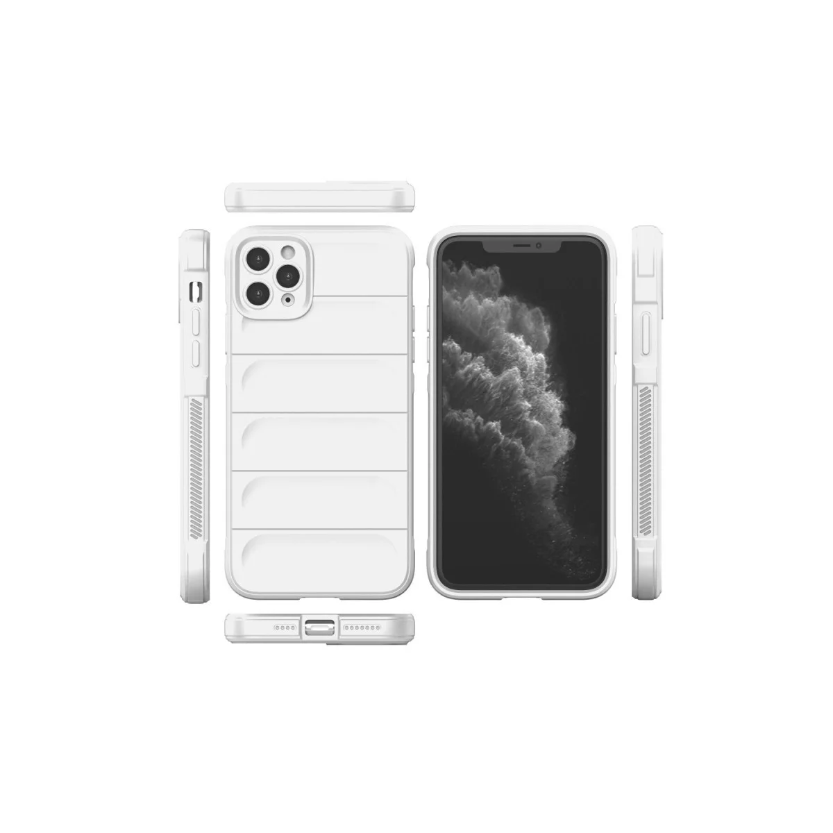 iPhone 11 Pro Kılıf Optimum Silikon - Krem