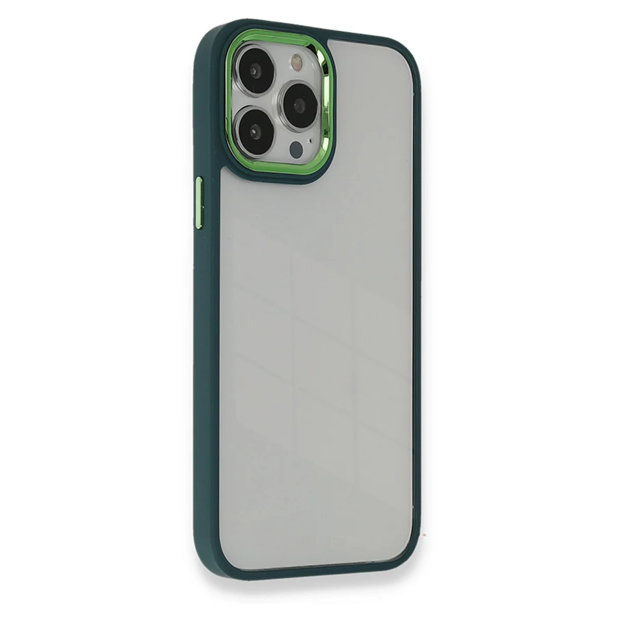 iPhone 14 Pro Max Kılıf Dora Kapak - Haki Yeşil