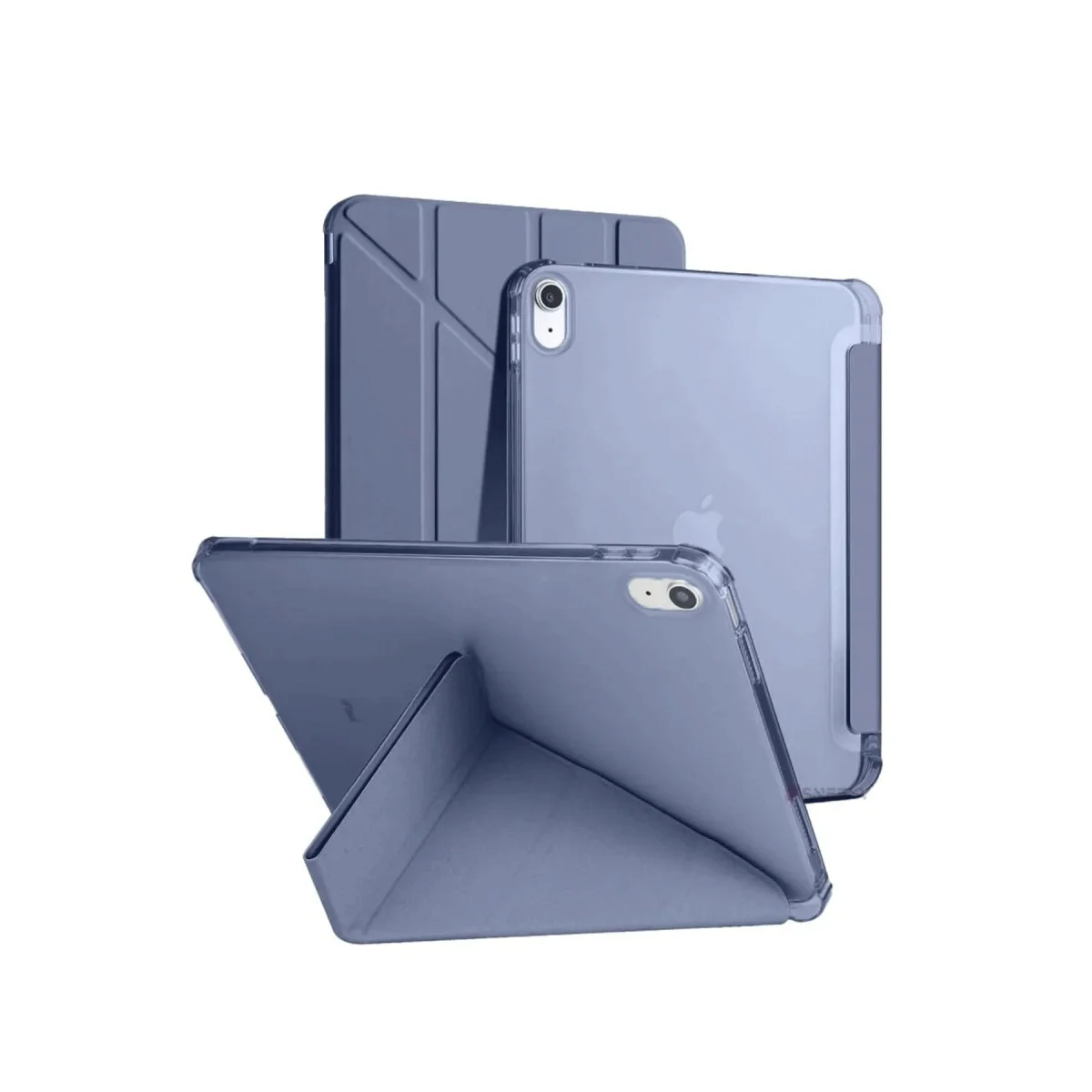 iPad 2022 10.9 (10.nesil) Kılıf Kalemlikli Mars Tablet Kılıfı - Lavender