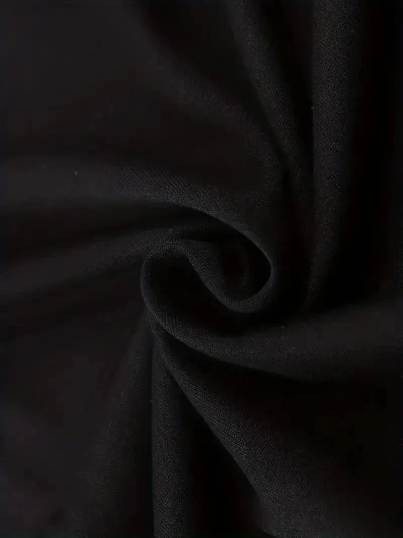 Erkek PERFECTLY Baskılı Tişört Bisiklet yaka yazlık Kısa Kol t-shirt - Siyah