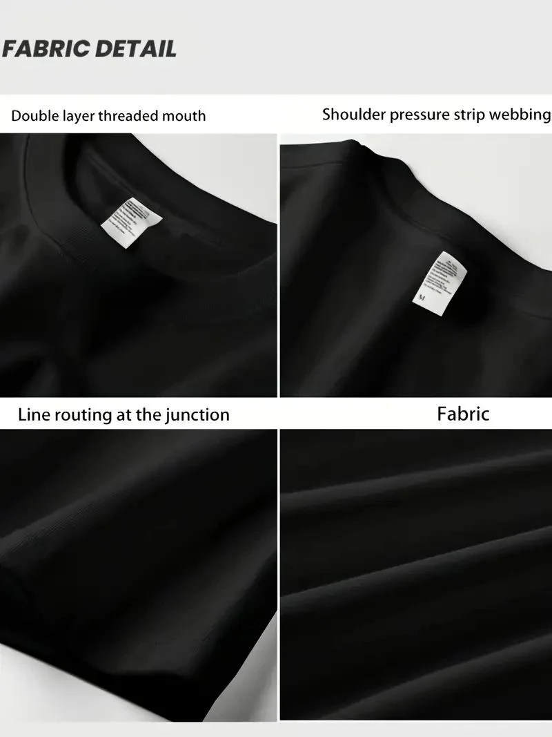 Kadın Kısa Kol Yazlık Tişört Bisiklet Yaka Baskılı Oversize T-Shirt - Siyah