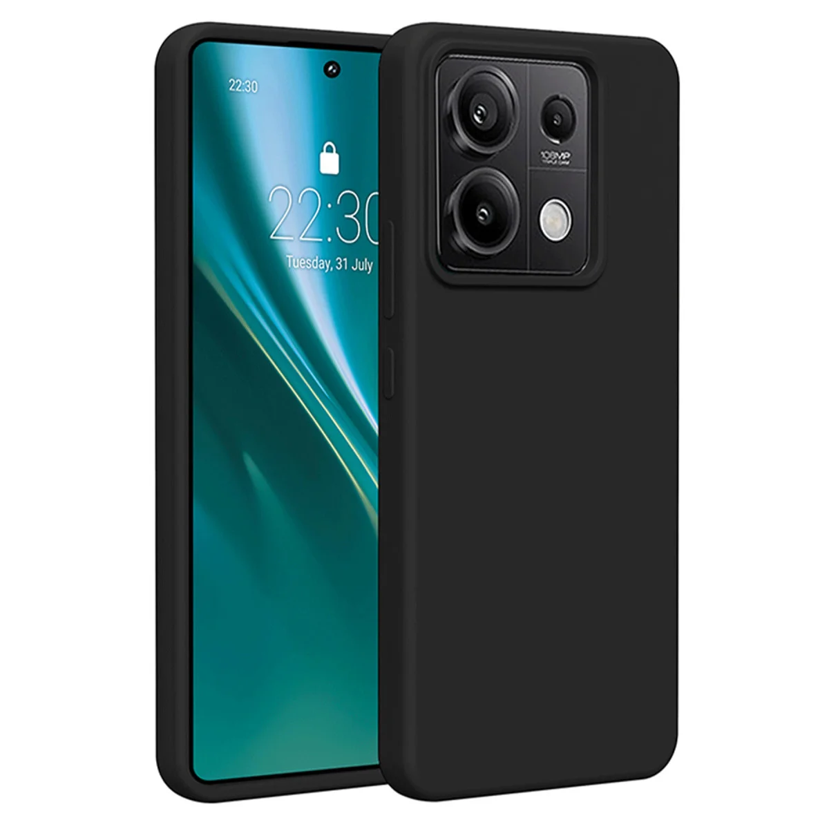 Redmi Note 13 Pro 5G Kılıf First Silikon - Siyah