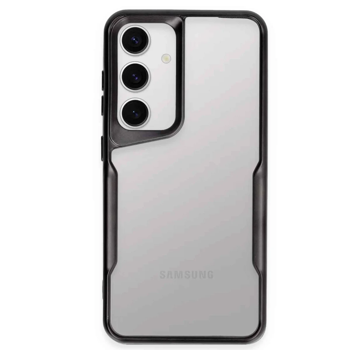 Galaxy S24 Kılıf Boyi Silikon Kapak - Siyah