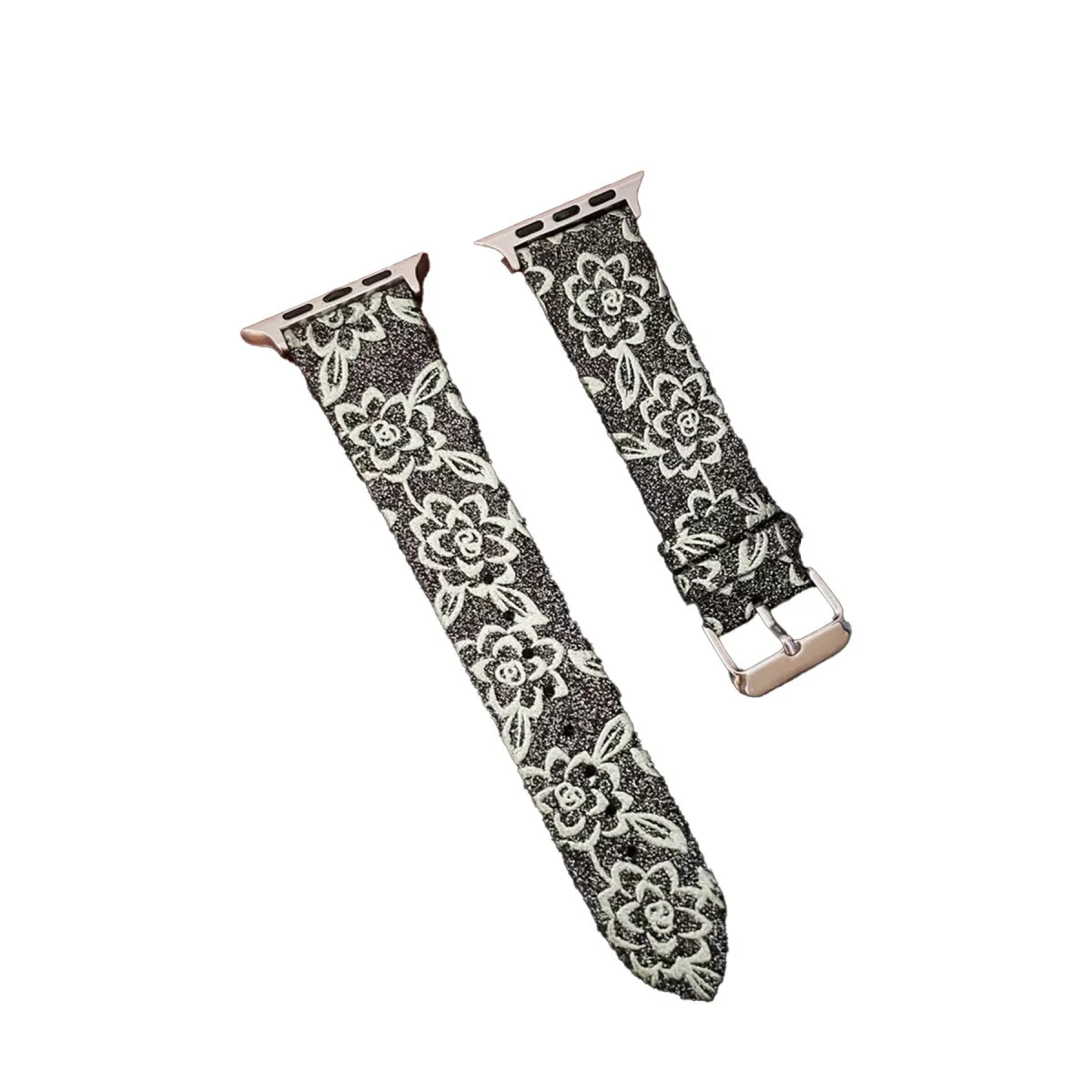 Watch 38mm Creeper Desenli Kordon - Siyah