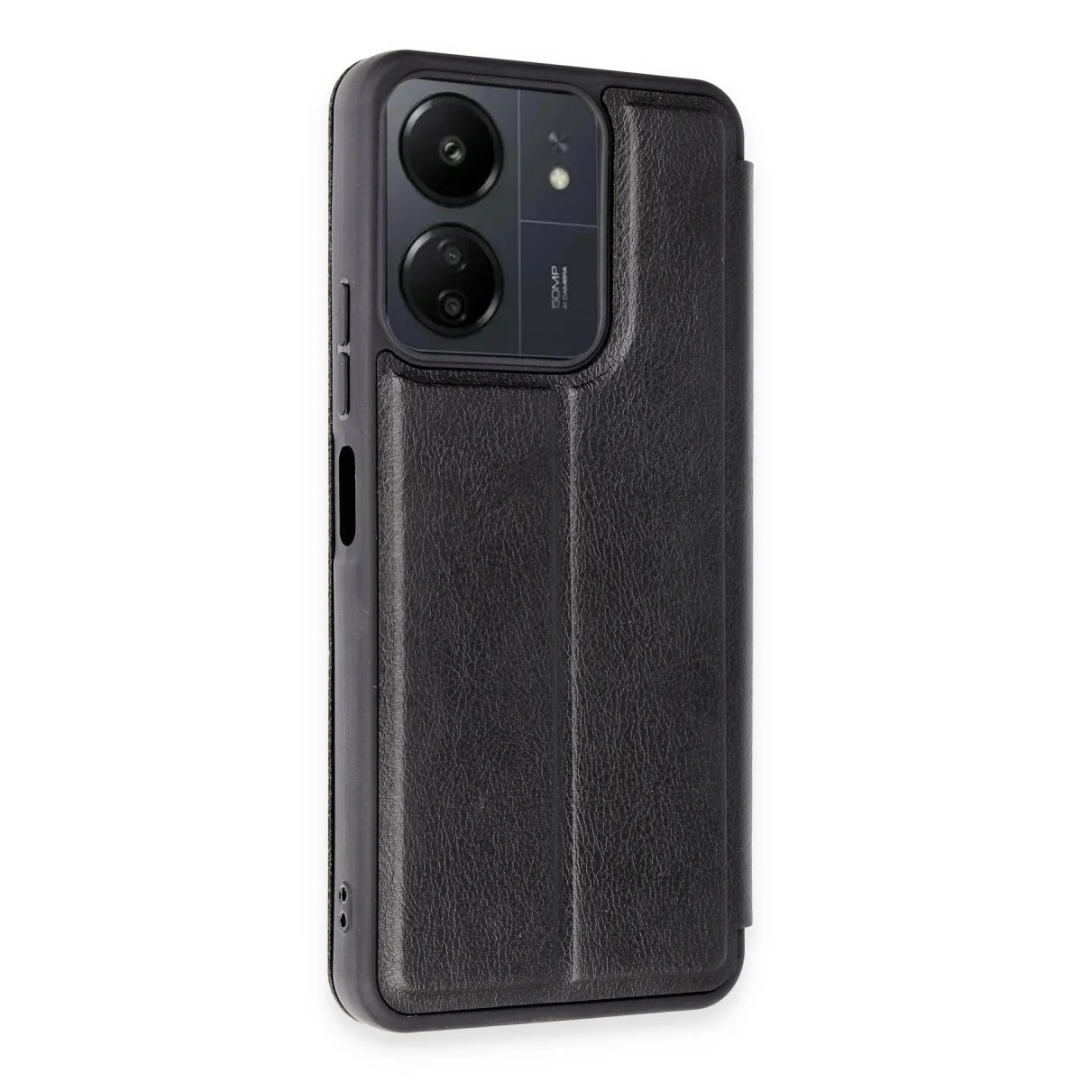 Redmi 13C Kılıf Flip Cover - Siyah