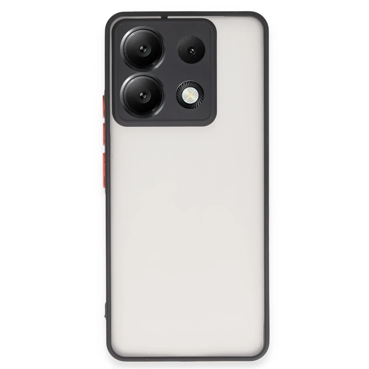Redmi Note 13 5G Kılıf Montreal Silikon Kapak - Siyah