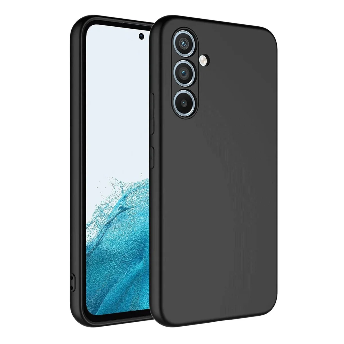 Galaxy A16 5G Kılıf First Silikon - Siyah