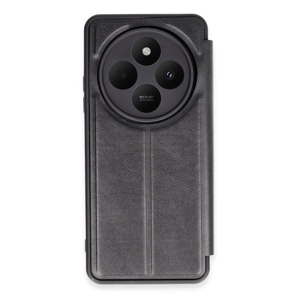 Redmi 14C Kılıf Flip Cover - Siyah
