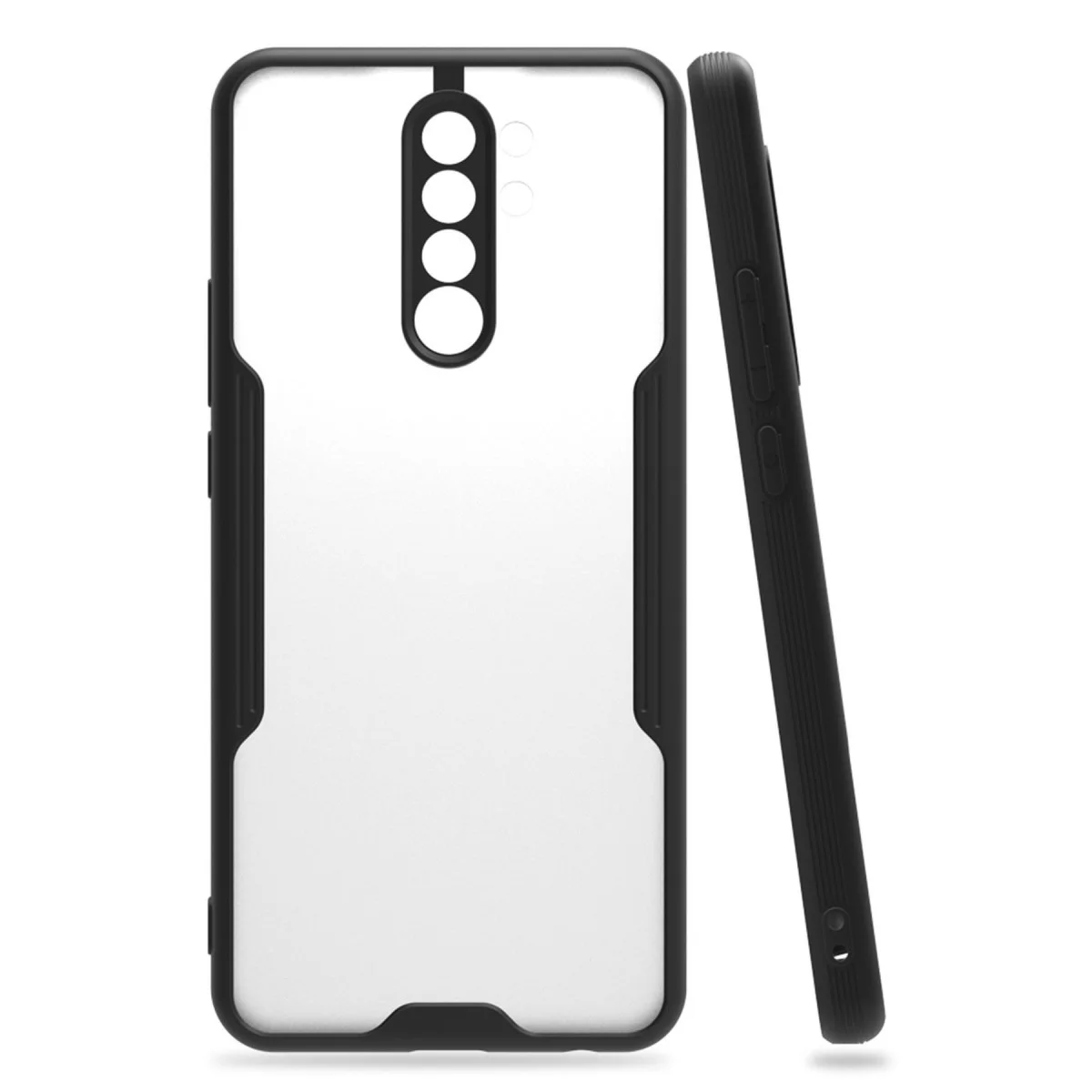 Redmi Note 8 Pro Kılıf Platin Silikon - Siyah