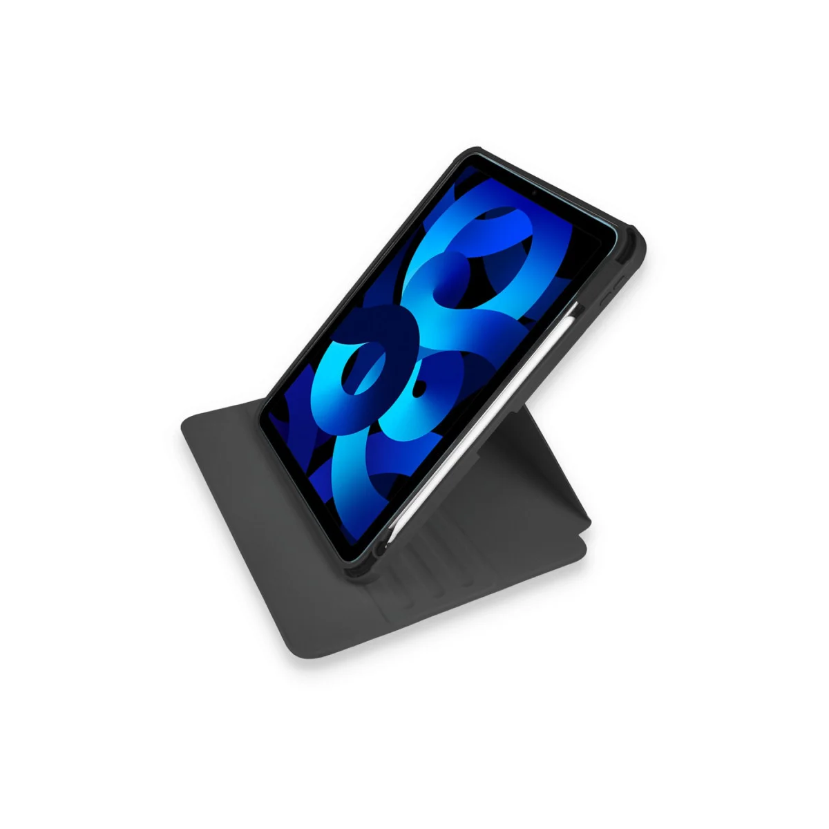 iPad 10.2 (7.nesil) Kılıf Starling 360 Kalemlikli Tablet Kılıf - Siyah
