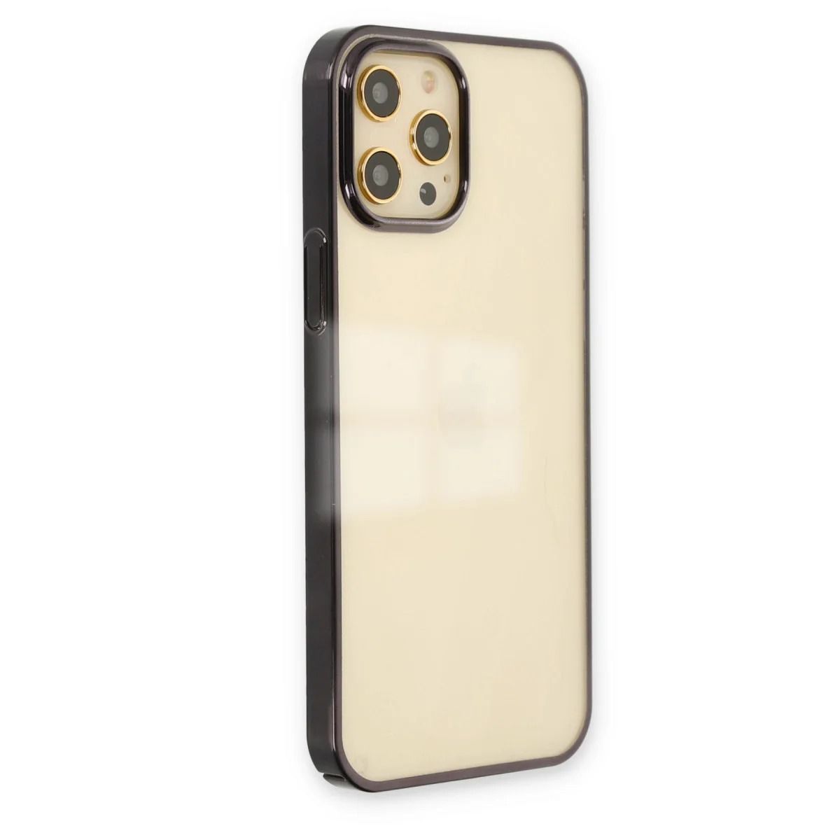 iPhone 12 Pro Max Kılıf Element Silikon - Siyah