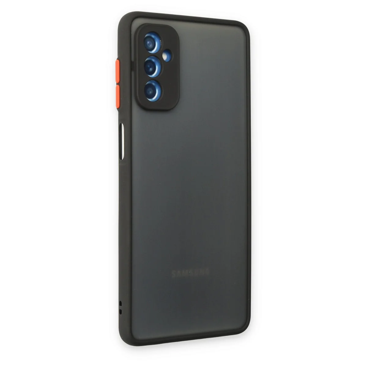Galaxy M52 5G Kılıf Montreal Silikon Kapak - Siyah