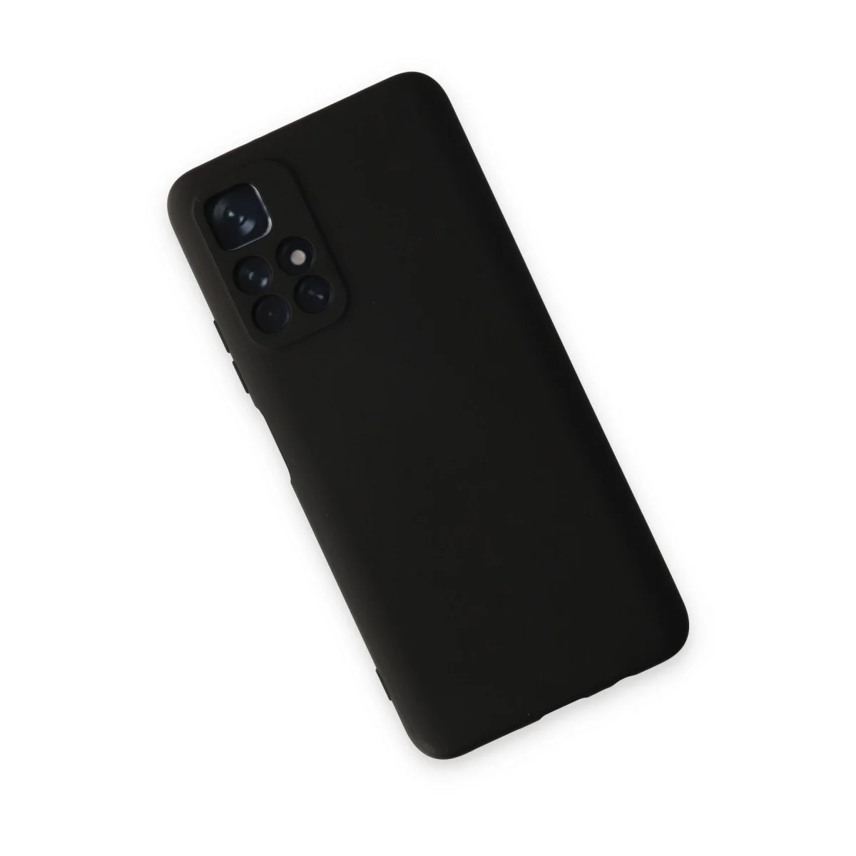 Redmi Note 11T Kılıf Nano içi Kadife Silikon - Siyah