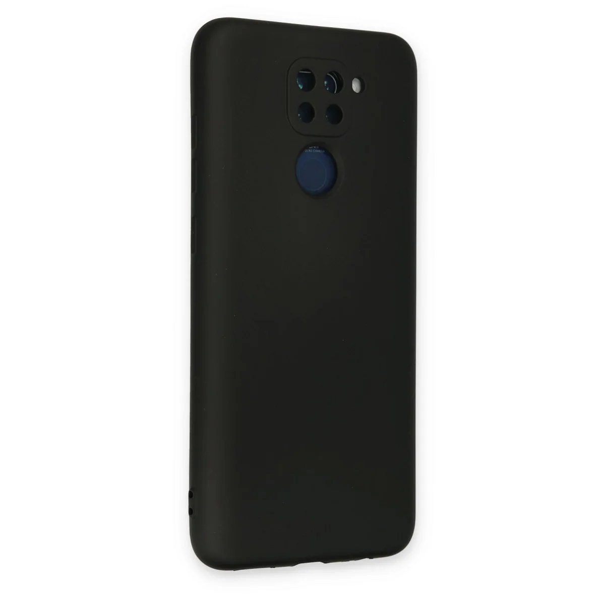 Redmi Note 9 Kılıf Nano içi Kadife Silikon - Siyah
