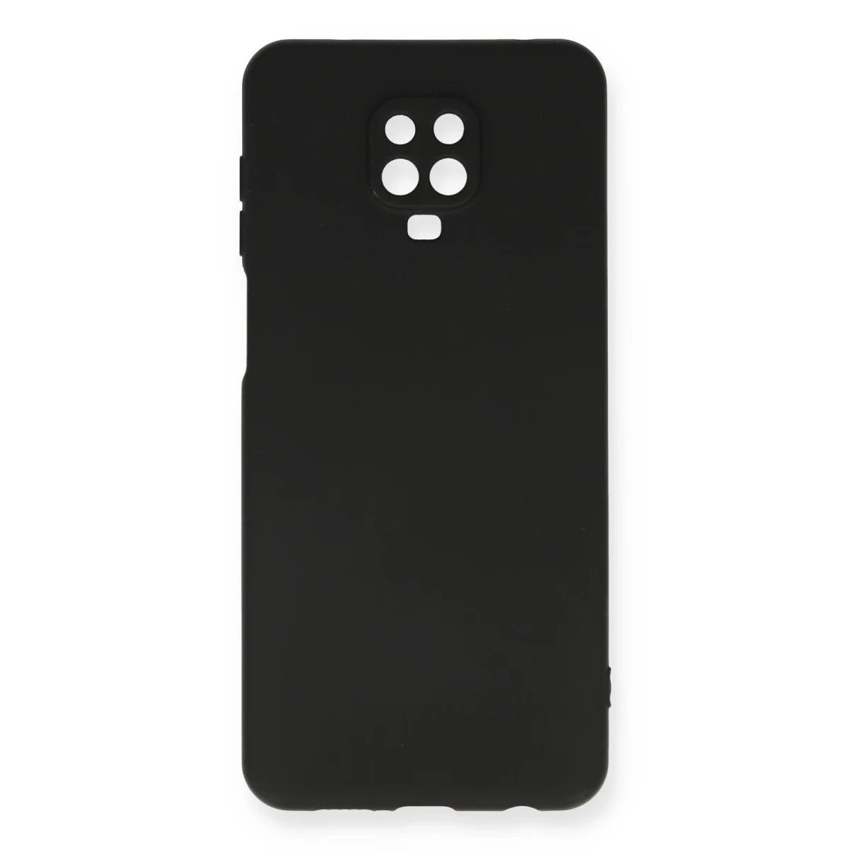 Redmi Note 9 Pro Kılıf Nano içi Kadife Silikon - Siyah